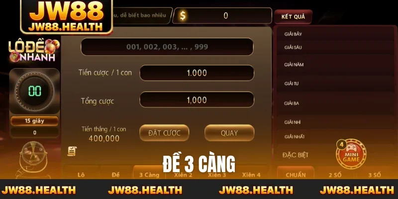 đề 3 càng