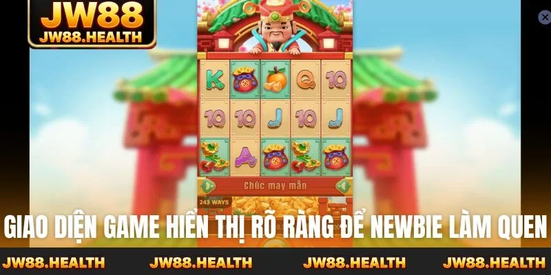 Giao diện game hiển thị rõ ràng để newbie làm quen