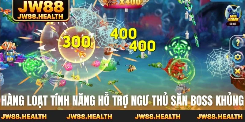 Hàng loạt tính năng hỗ trợ ngư thủ săn boss khủng