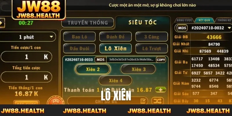 lô xiên